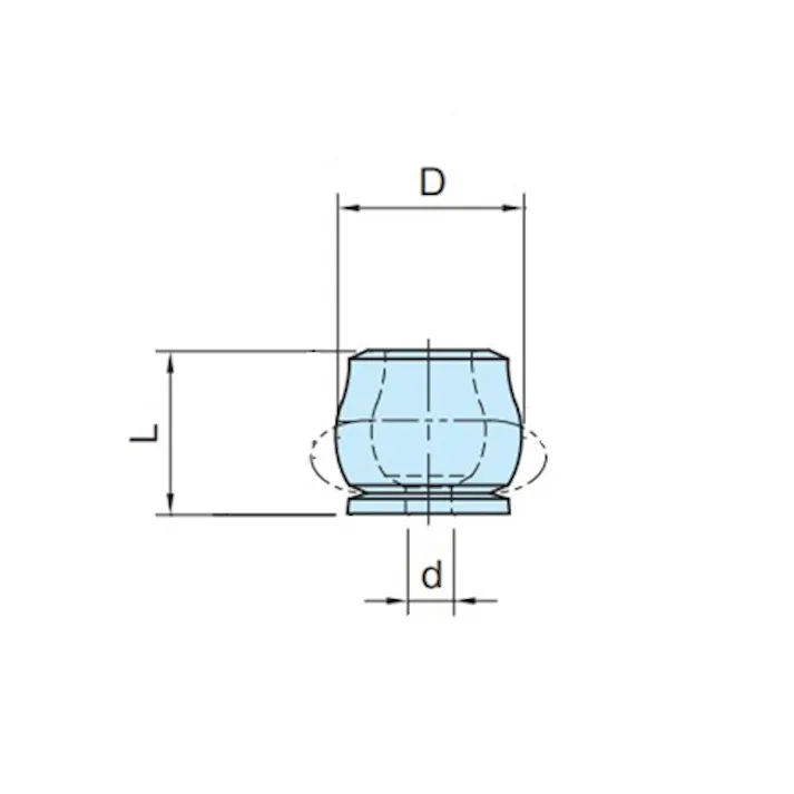 イマオコーポレーション TPEダンパー(アキシアル) 41x41.4mm/M10 EA949RM-117 4550061189535【別送品】