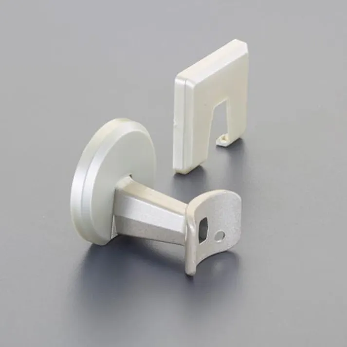 ESCO φ35mm 手すり用直受ブラケット(シルバー) 手すり用 4550061972090 EA951EL-259(CDC)【別送品】