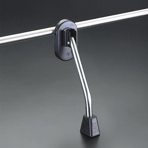 ドアストッパー(マグネット付/黒) 290mm EA951FA-12 4518340922914【別送品】