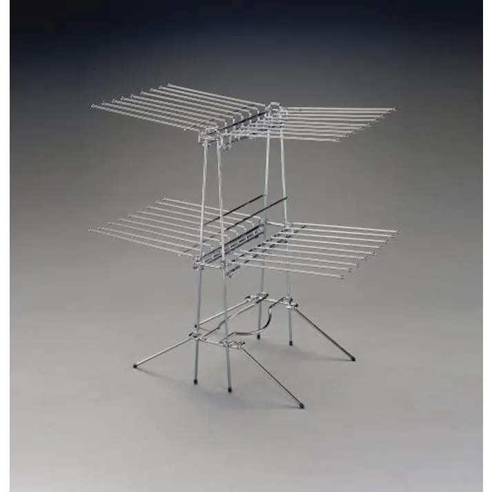 テラモト 423x787x728mm 物干しスタンド(鉄クロームメッキ) 洗濯・キッチン用品 4548745437034 EA951FB-29(CDC)【別送品】