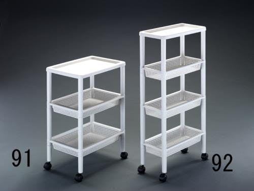 キッチンワゴン　no3474ホワイト 木製キッチンワゴン H85 ホワイト | キッチン収納・キッチン家具
