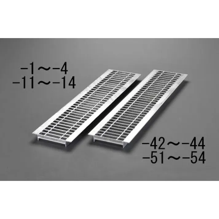 カネソウ 240x995mm/14t車 グレーチング(U字溝/ノンスリップ) 段差プレート、グレーチング 4548745977707 EA951TA-53(CDC)【別送品】