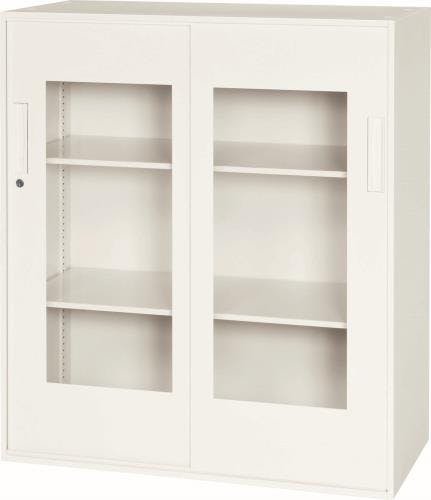 ダイシン工業 収納庫(引き戸/アクリル戸) 900x400x1030mm EA954DH-25 4550061387153【別送品】