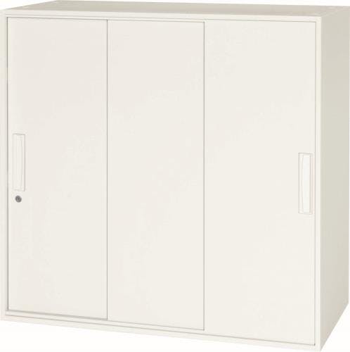 ダイシン工業 収納庫(3枚引き戸) 900x450x890mm EA954DJ-105 4550061387412【別送品】