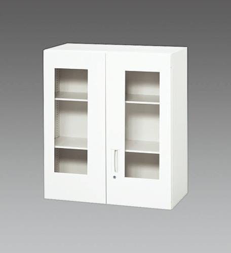 ダイシン工業 収納庫(両開き/アクリル戸) 900x450x1030mm EA954DJ-12 4548745658187【別送品】