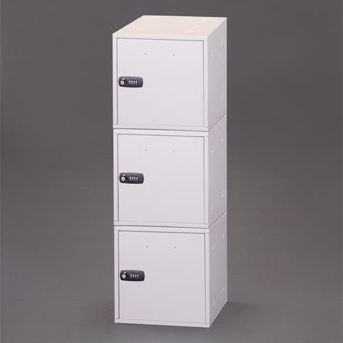 セキュリティキャビネット(連結式) 350x350x350mm(3個) EA954DJ-83 4550061600009【別送品】