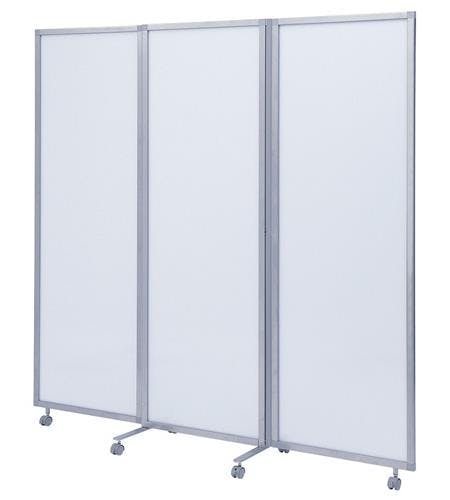 サンワサプライ パーテーション(3連) 1800x400x1800mm EA954EA-103 4548745875744【別送品】