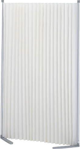 ライオン事務器(LION) 伸縮パーテーション(防災/白) 462-1800x404x1529mm EA954EA-151 4550061844397【別送品】