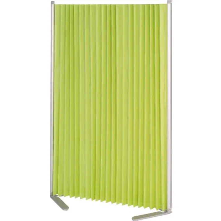 ライオン事務器(LION) 462-1800x404x1529mm 伸縮パーテーション(防災/緑 オフィス家具 4550061844366 EA954EA-153(CDC)【別送品】