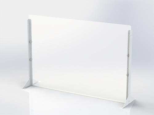 ナカバヤシ 飛沫感染防止パーテーション(半透明) 900x600mm EA954EA-82 4550061708378【別送品】