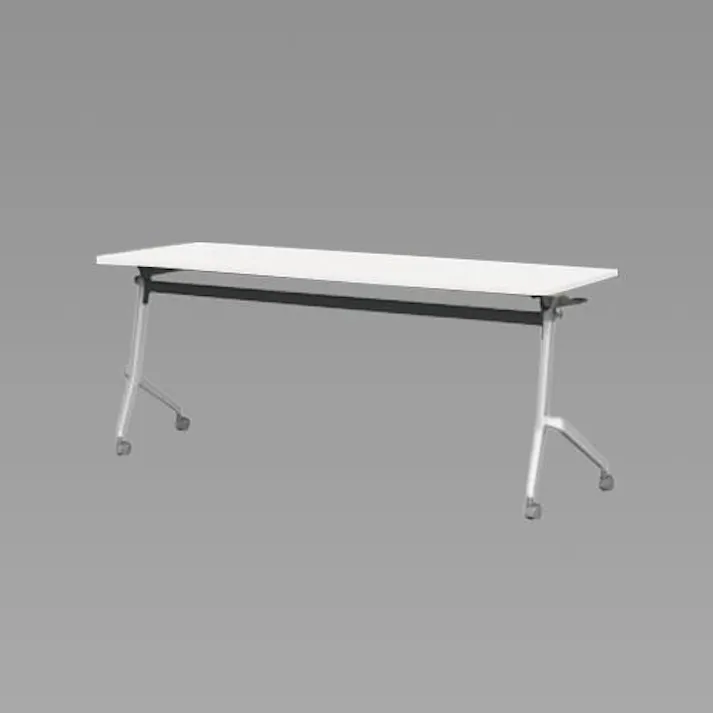 アイリスチトセ 1800x450x720mm 平行スタックテーブル(幕板無/棚付 オフィス家具 4550061679685 EA954EE-191(CDC)【別送品】