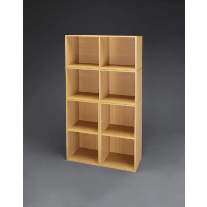 ESCOオリジナル 370x300x740mm 木製収納棚(連結式/4個) パーツ収納棚 4548745968606 EA954EF-4(CDC)【別送品】