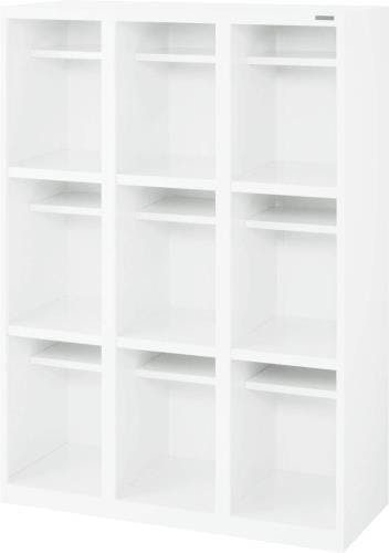 ライオン事務器(LION) 収納棚(長靴用) 900x380x1250mm/3列3段 EA954EL-1 4550061388037【別送品】