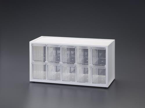 卓上キャビネット 378x154x189mm/5列2段 EA954ES-104 4550061388143【別送品】