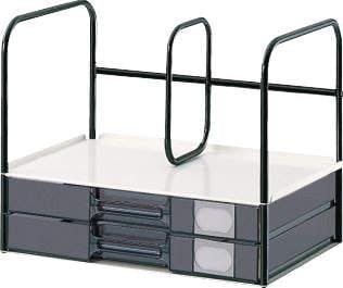 ライオン事務器(LION) 引き出し付机上ラック 343x243x274mm EA954HC-105 4550061839218【別送品】