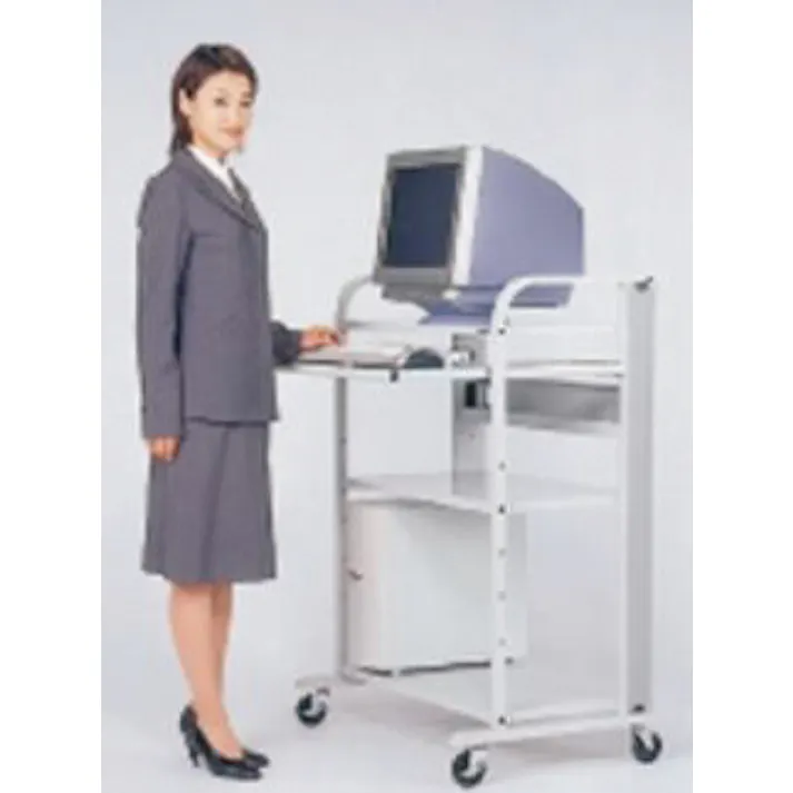 ナカバヤシ 815x563x1160mm PCラック(立ち作業用) オフィス家具 4550061388310 EA954HC-171(CDC)【別送品】