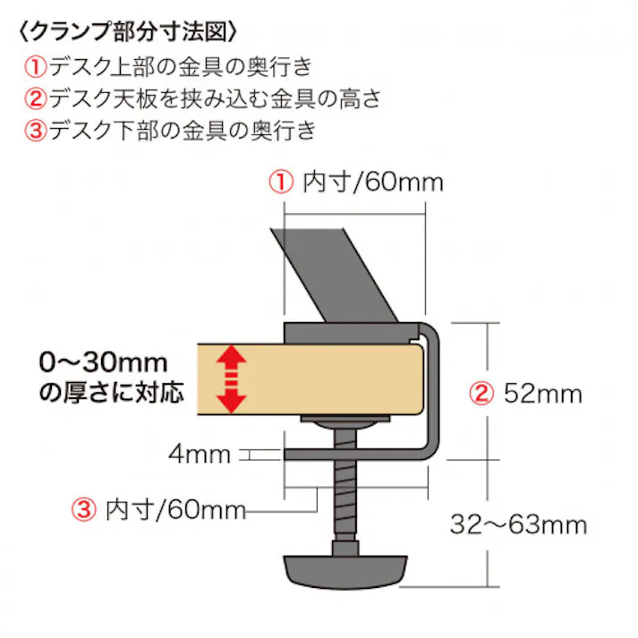 サンワサプライ 1000x260x242mm モニタースタンド(クランプ式) オフィス家具 4550061002476 EA954HC-328(CDC)【別送品】