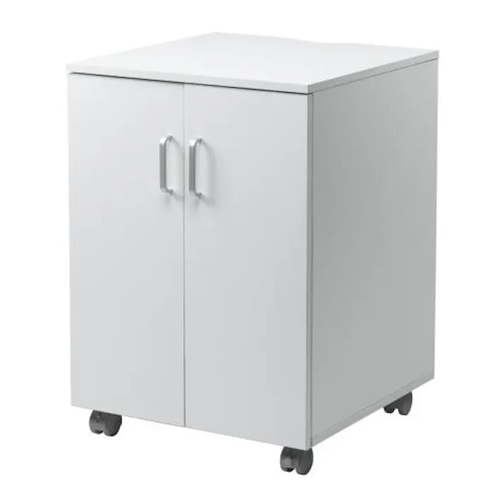 サンワサプライ プリンターワゴン(扉付) 500x500x700mm EA954HC-386 4550061810378【別送品】