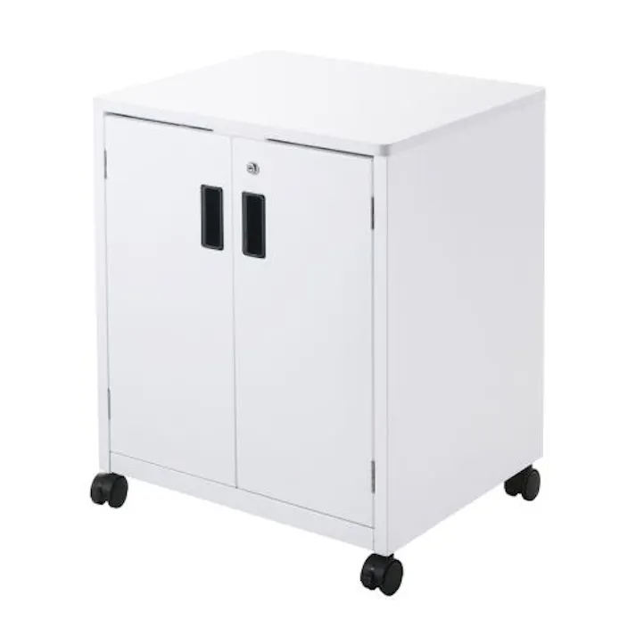 サンワサプライ 600x500x 700mm プリンターワゴン(扉付) オフィス家具 4550061811368 EA954HC-387(CDC)【別送品】