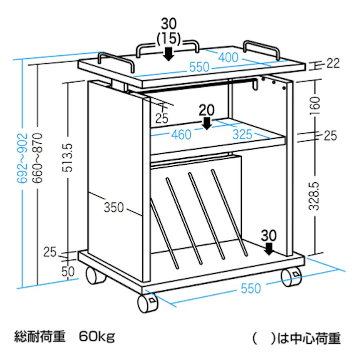ナカバヤシ デスク(折畳式/チェアー付) 800x500x710mm EA954HC-40 4548745632200【別送品】