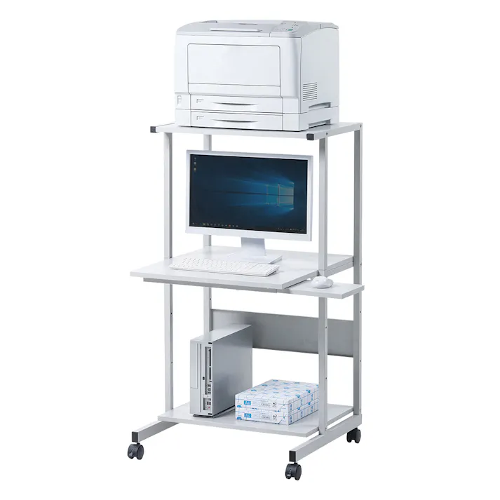 サンワサプライ 650x655x1200mm パソコンデスク オフィス家具 4550061388532 EA954HC-414(CDC)【別送品】