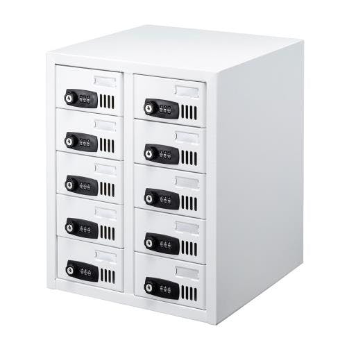 サンワサプライ スマートフォン収納キャビネット 340x340x432mm EA954HC-466 4550061810316【別送品】