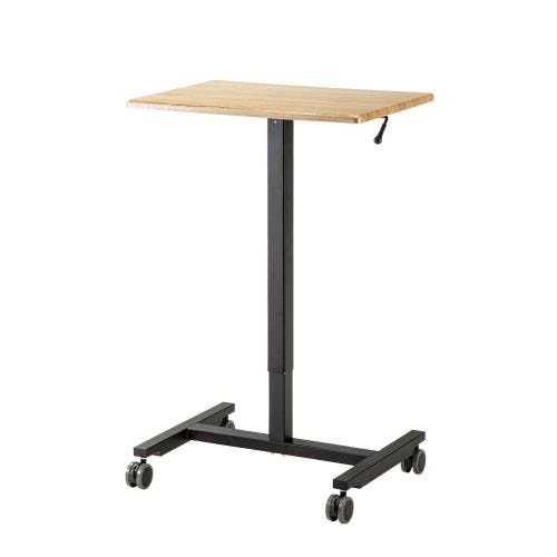 サンワサプライ 昇降デスク(木目) 620x435x765-1105mm EA954HC-547 4550061852316【別送品】