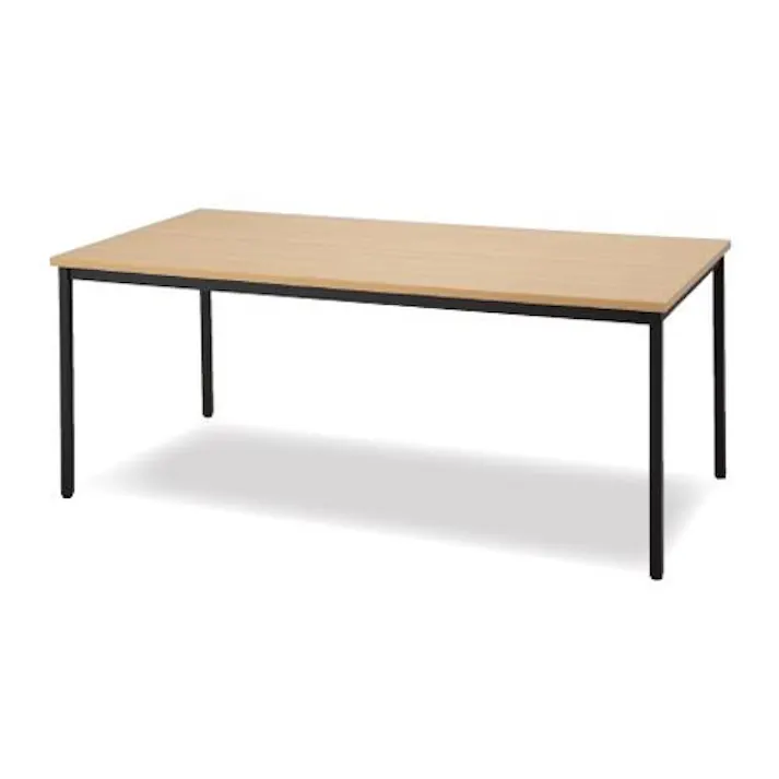 アイリスチトセ 1500x750x700mm ミーティングテーブル(ナチュラル) オフィス家具 4550061679722 EA954HC-742(CDC)【別送品】