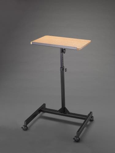 パソコンデスク(立ち作業用) 591x502x921-1143mm EA954HG-41 4548745303490【別送品】