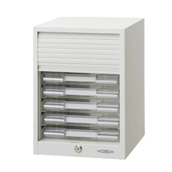 ライオン事務器(LION) レターケース(シャッター付) 277x373x370mm/7段 EA954JB-17 4550061389287【別送品】