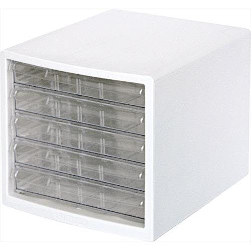 ナカバヤシ レターケース(白) 278x350x258mm/5段 EA954JD-47 4550061699812【別送品】