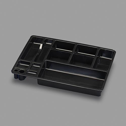 ライオン事務器(LION) デスク引出し用トレー(ブラック) 320x425x48mm EA954T-1 4548745438253【別送品】