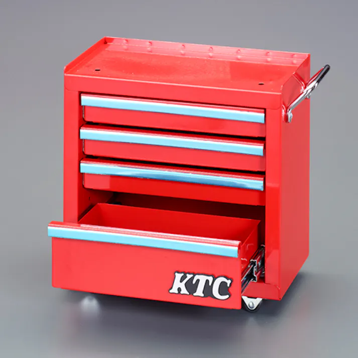 京都機械工具(KTC) 320x150x285mm/4段 ミニワゴン 車輌整備用ツールワゴン 4550061598726 EA956A-103(CDC)【別送品】