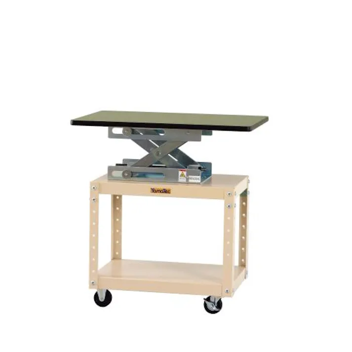山金工業 600x400x677- 907mm ワゴン(昇降天板付) 昇降式作業台 4548745908930 EA956KD-1(CDC)【別送品】