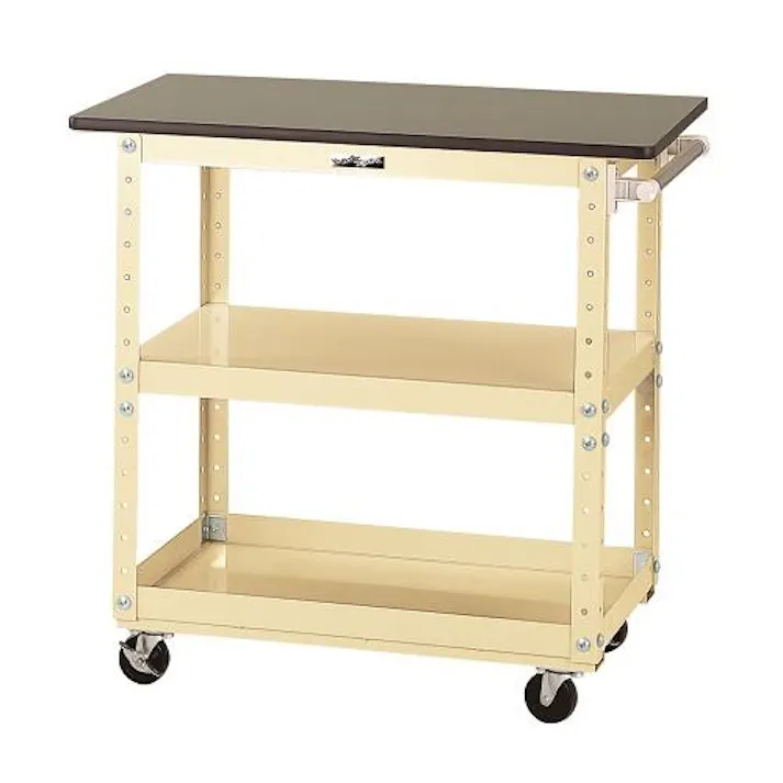 山金工業 750x500x881mm ツールワゴン(作業天板付) 作業台 4550061870839 EA956KE-2B(CDC)【別送品】