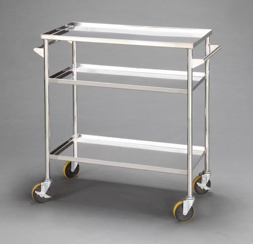 ワゴン(ステンレス製) 800x400x875mm/20kg EA956MF-1 4548745438581【別送品】