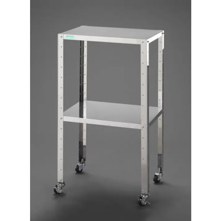 ESCO 460x310x809mm /2段 ワゴン(ステンレス製) オフィス家具 4550061283011 EA956MV-11A(CDC)【別送品】