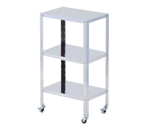 ワゴン(ステンレス製) 460x310x809mm/3段 EA956MV-12A 4550061268070【別送品】