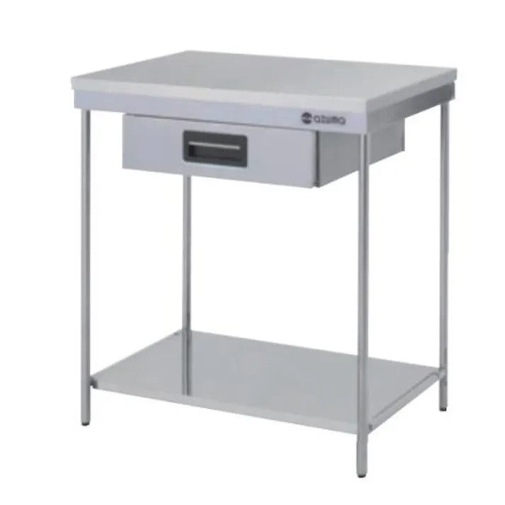 東製作所 600x460x750mm 引出付作業台(簡易型/SUS) オフィス家具 4550061729380 EA956NA-103(CDC)【別送品】