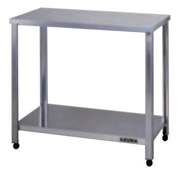 東製作所 作業台(二段/ステンレス製) 900x450x800mm EA956NA-3 4550061729786【別送品】