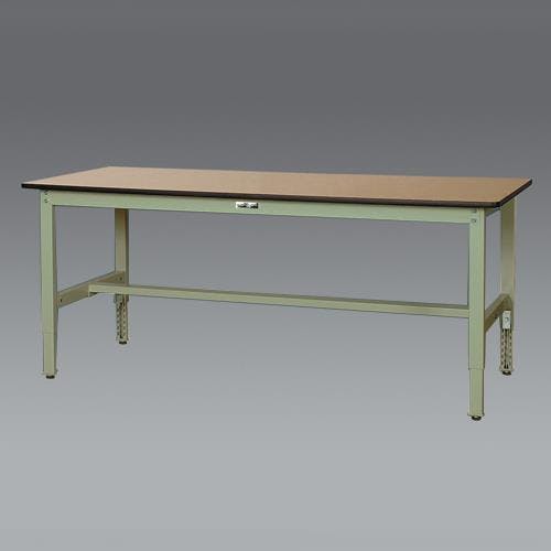 山金工業 ワークテーブル 1500x600x600-900mm EA956TD-73 4550061740606【別送品】
