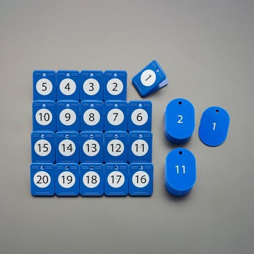 オープン工業 番号札(1～ 20) EA956V-181 4550061927274【別送品