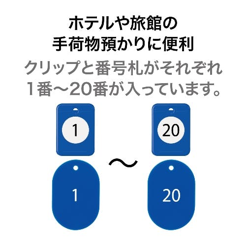 オープン工業 番号札(1～ 20) EA956V-181 4550061927274【別送品