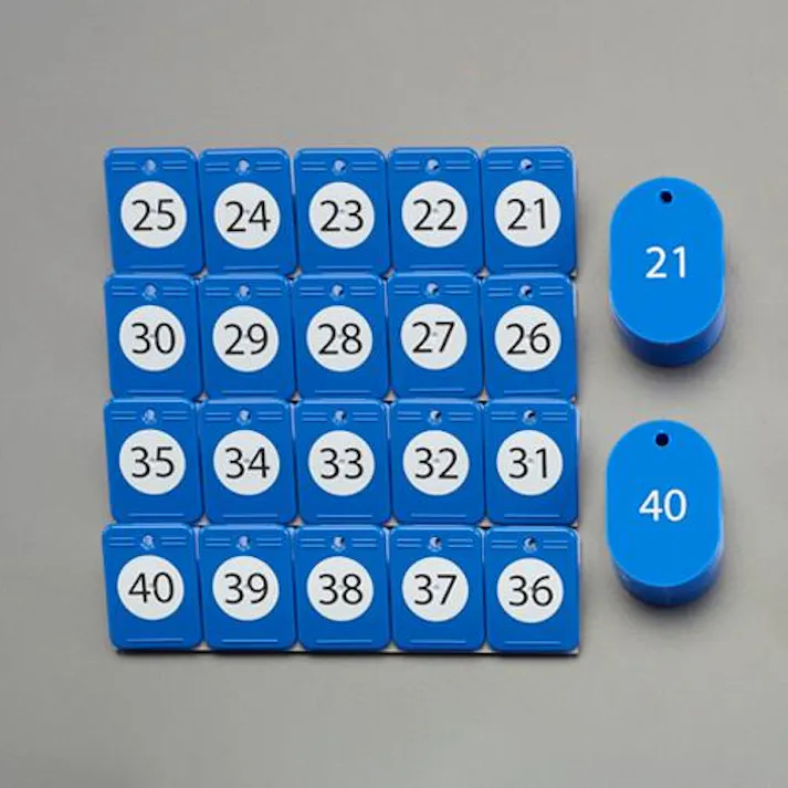 オープン工業 番号札(21~ 40) 鍵・錠 4550061927281 EA956V-182(CDC)【別送品】