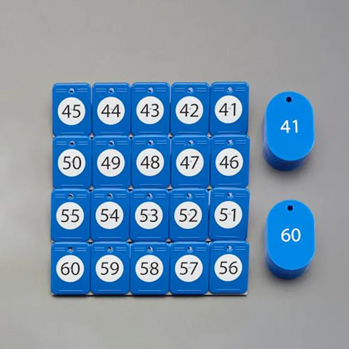 オープン工業 番号札(41~ 60) 鍵・錠 4550061927298 EA956V-183(CDC)【別送品】