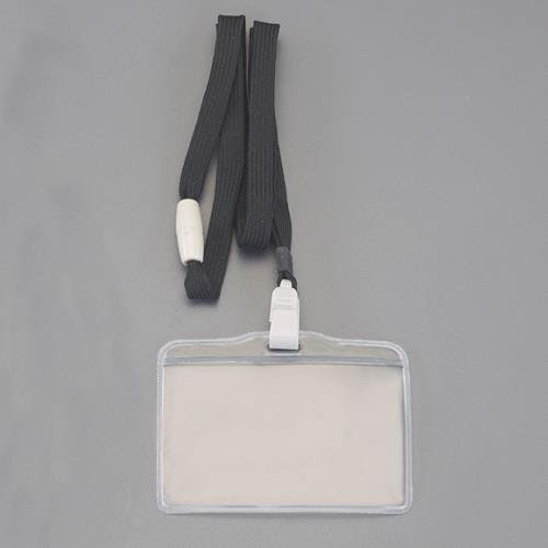 ライオン事務器(LION) 吊り下げ名札(黒/10個) EA956VA-109 4550061842867【別送品】