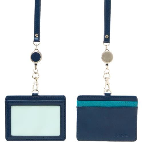 セキセイ(sedia) IDカードホルダー(ストラップ付/ブルー) 文房具 セキセイ(sedia) IDカードホルダー(ストラップ付/ブルー) 文房具