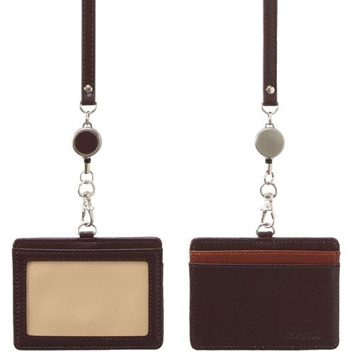 セキセイ(sedia) IDカードホルダー(ストラップ付/ブラウン) EA956VA-604A 4550061922941【別送品】