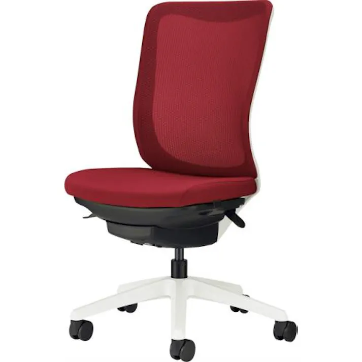 ライオン事務器(LION) ビジネスチェアー(チェリーレッド) EA956XA-117 4550061845035【別送品】