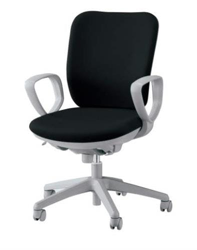 ライオン事務器(LION) ビジネスチェアー(ブラック) EA956XA-123 4550061845653【別送品】